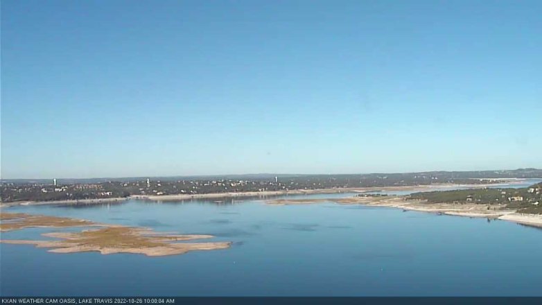 Lake Travis webcam, October 26, 2022 10:00 AM CT