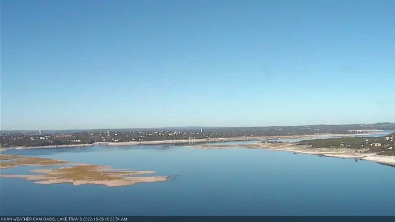 Lake Travis webcam, October 26, 2022 10:25 AM CT