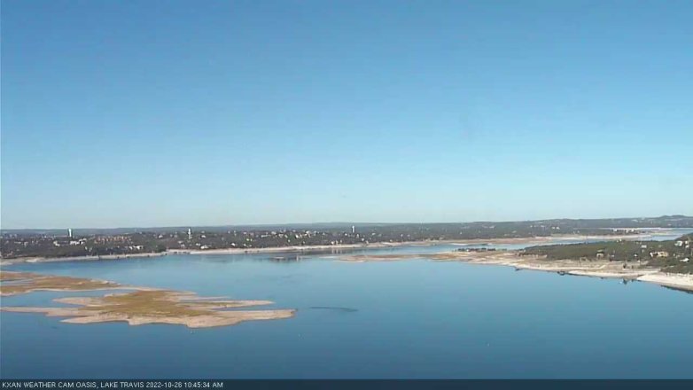Lake Travis webcam, October 26, 2022 10:45 AM CT