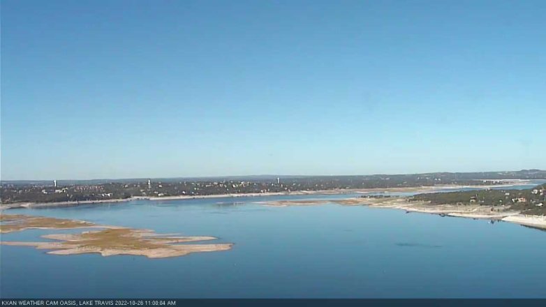 Lake Travis webcam, October 26, 2022 11:00 AM CT