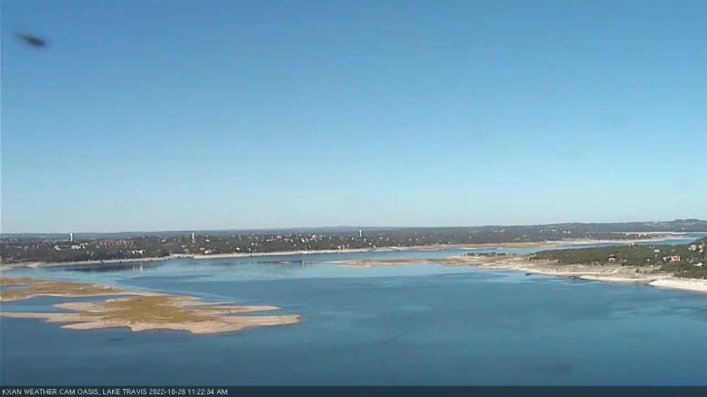 Lake Travis webcam, October 26, 2022 11:25 AM CT