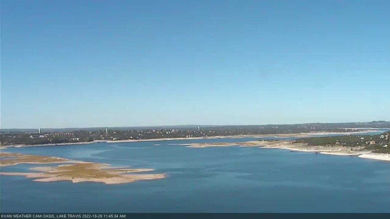 Lake Travis webcam, October 26, 2022 11:45 AM CT