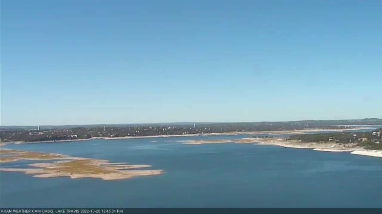 Lake Travis webcam, October 26, 2022 12:45 PM CT