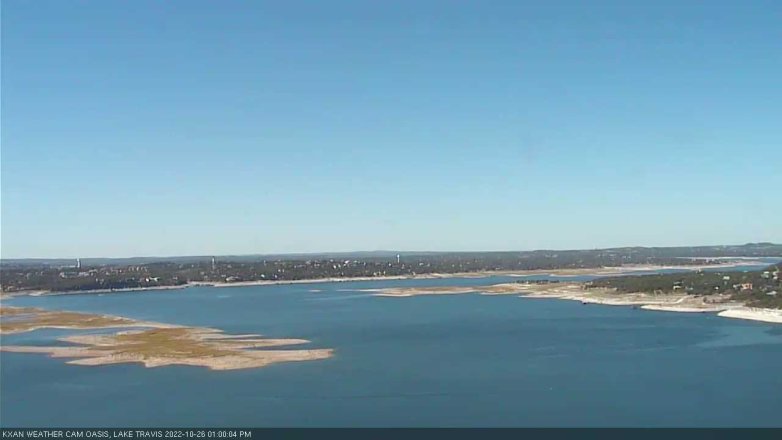 Lake Travis webcam, October 26, 2022 1:00 PM CT