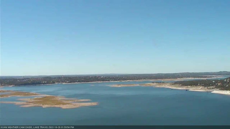 Lake Travis webcam, October 26, 2022 2:00 PM CT