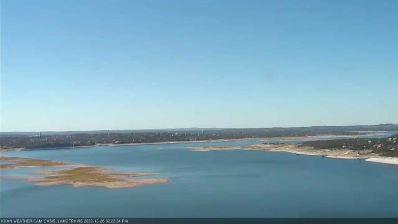 Lake Travis webcam, October 26, 2022 2:25 PM CT