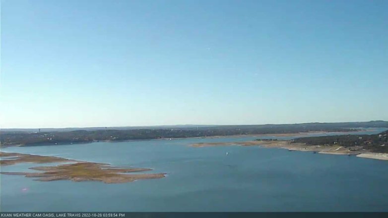 Lake Travis webcam, October 26, 2022 4:00 PM CT