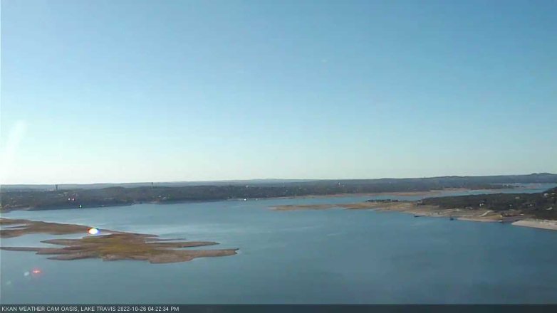 Lake Travis webcam, October 26, 2022 4:25 PM CT