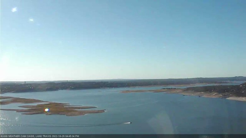 Lake Travis webcam, October 26, 2022 4:45 PM CT