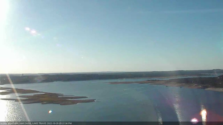 Lake Travis webcam, October 26, 2022 5:25 PM CT