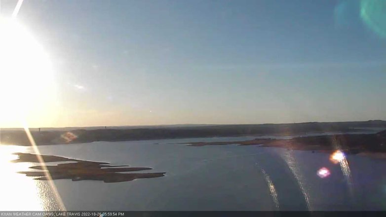 Lake Travis webcam, October 26, 2022 6:00 PM CT