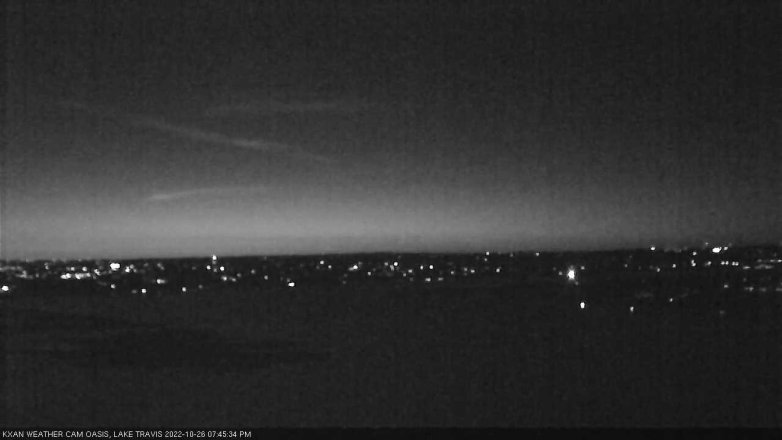 Lake Travis webcam, October 26, 2022 7:45 PM CT