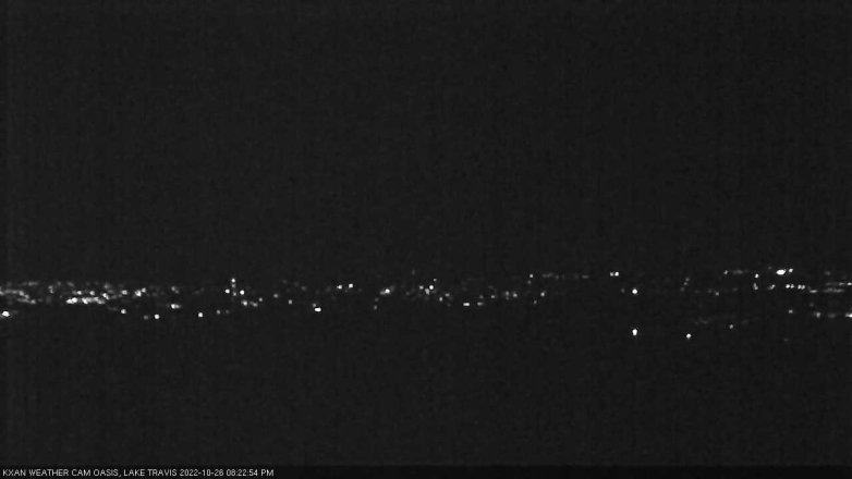 Lake Travis webcam, October 26, 2022 8:25 PM CT