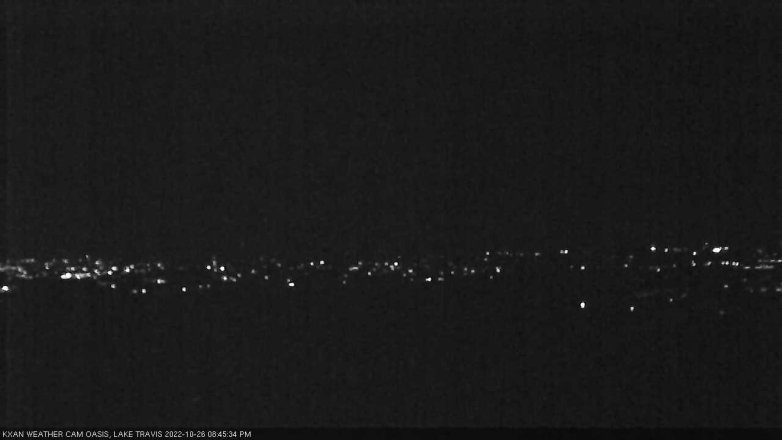 Lake Travis webcam, October 26, 2022 8:45 PM CT