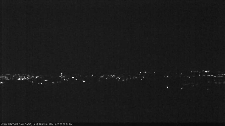 Lake Travis webcam, October 26, 2022 9:00 PM CT