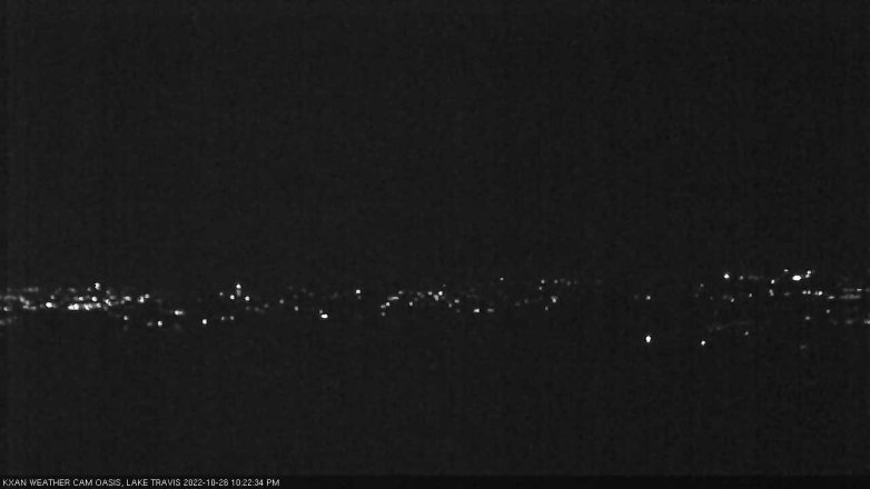 Lake Travis webcam, October 26, 2022 10:25 PM CT