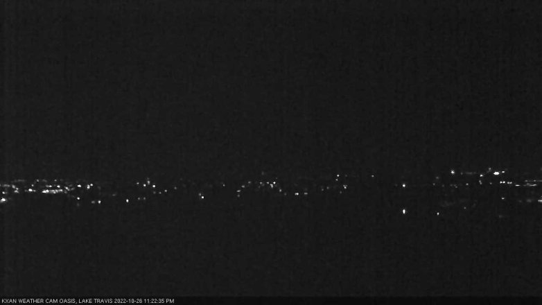 Lake Travis webcam, October 26, 2022 11:25 PM CT