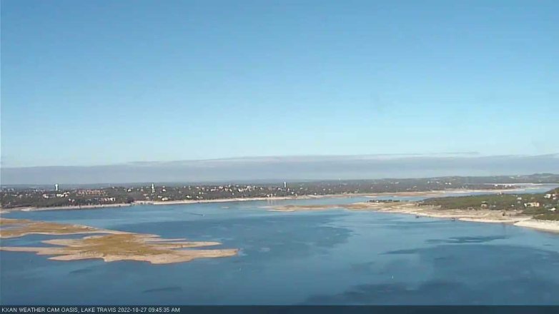 Lake Travis webcam, October 27, 2022 9:45 AM CT