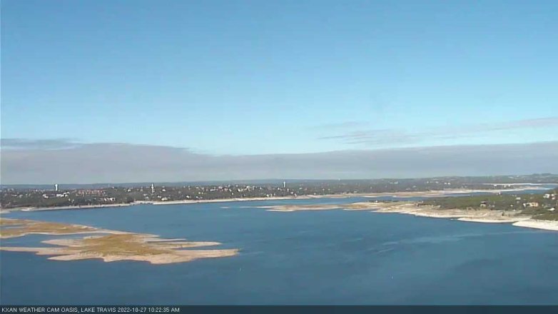 Lake Travis webcam, October 27, 2022 10:25 AM CT