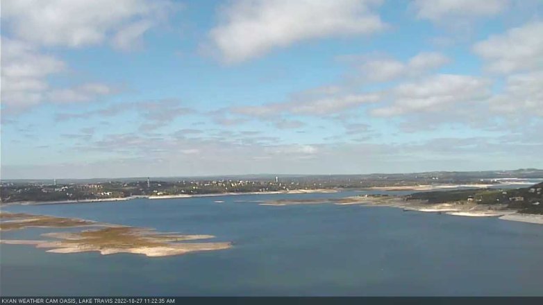 Lake Travis webcam, October 27, 2022 11:25 AM CT
