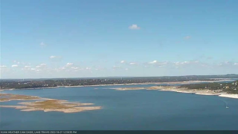 Lake Travis webcam, October 27, 2022 1:00 PM CT