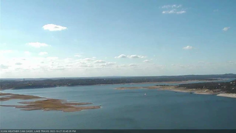Lake Travis webcam, October 27, 2022 3:45 PM CT