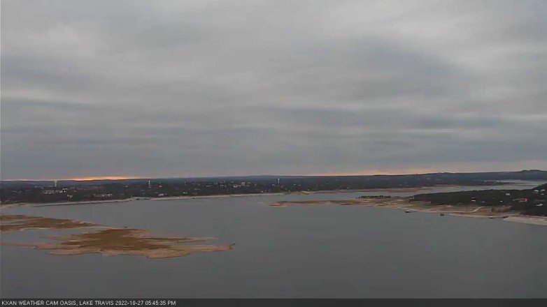 Lake Travis webcam, October 27, 2022 5:45 PM CT