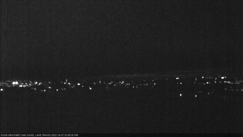 Lake Travis webcam, October 27, 2022 7:45 PM CT