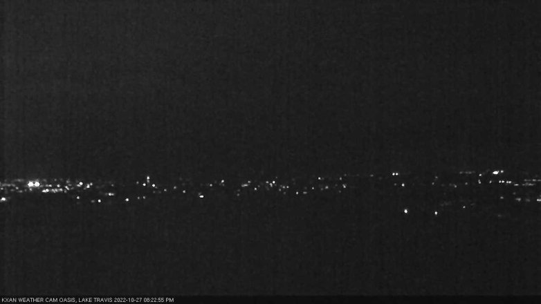 Lake Travis webcam, October 27, 2022 8:25 PM CT