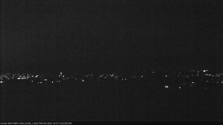 Lake Travis webcam, October 27, 2022 10:25 PM CT