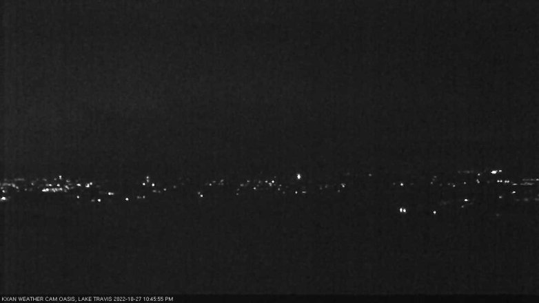 Lake Travis webcam, October 27, 2022 10:45 PM CT