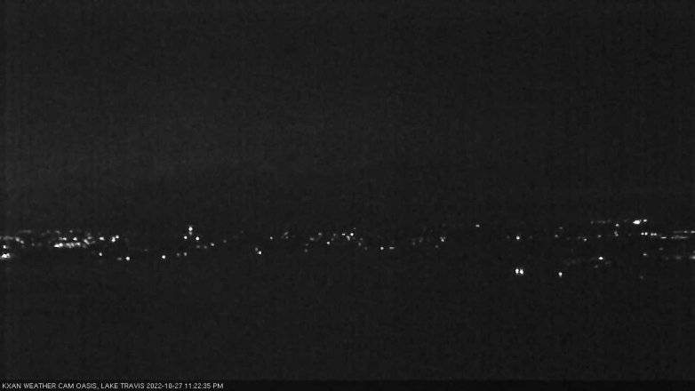 Lake Travis webcam, October 27, 2022 11:25 PM CT