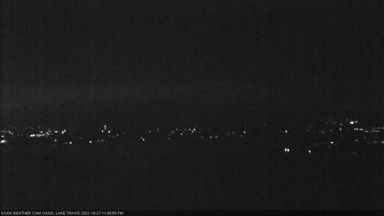 Lake Travis webcam, October 27, 2022 11:45 PM CT