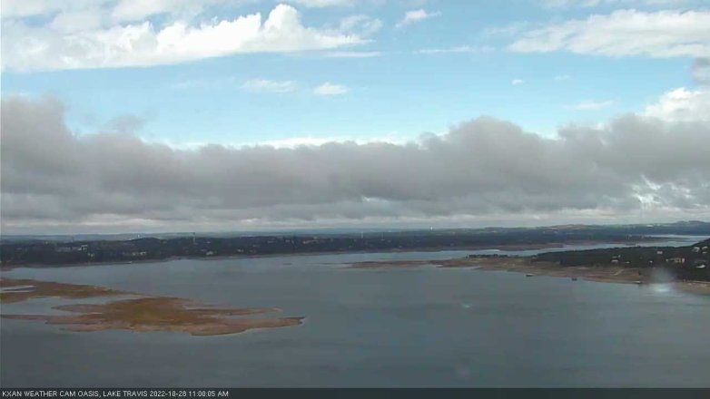 Lake Travis webcam, October 28, 2022 11:00 AM CT