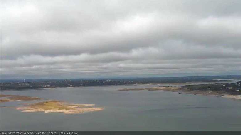 Lake Travis webcam, October 28, 2022 11:45 AM CT
