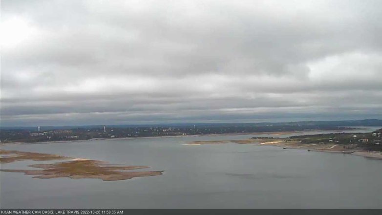 Lake Travis webcam, October 28, 2022 12:00 PM CT