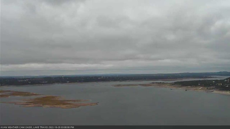 Lake Travis webcam, October 28, 2022 3:00 PM CT