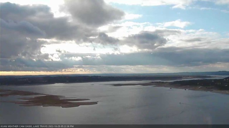 Lake Travis webcam, October 28, 2022 5:25 PM CT