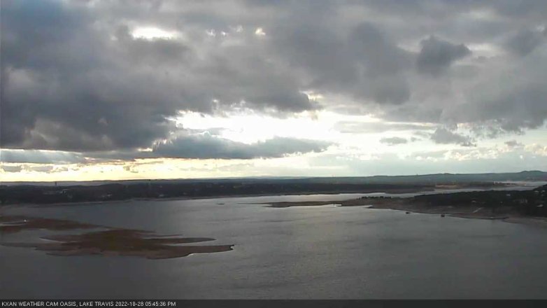 Lake Travis webcam, October 28, 2022 5:45 PM CT