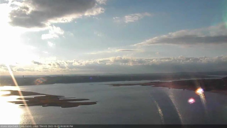 Lake Travis webcam, October 28, 2022 6:00 PM CT