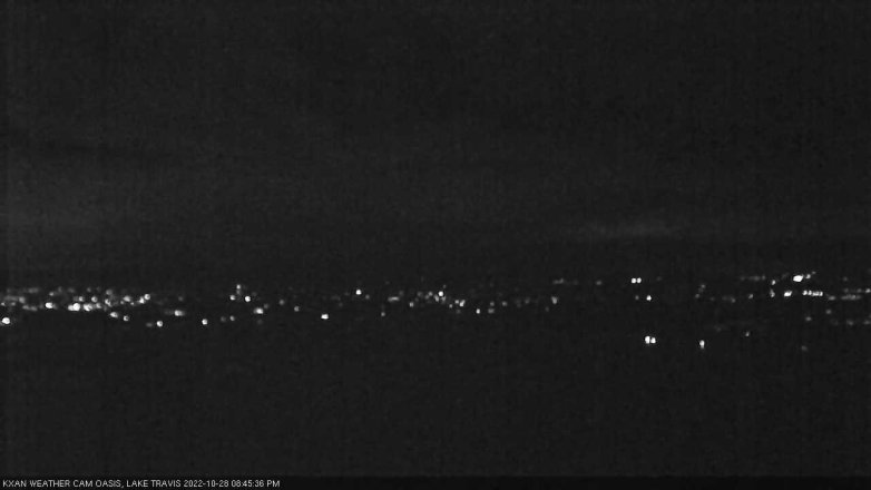 Lake Travis webcam, October 28, 2022 8:45 PM CT