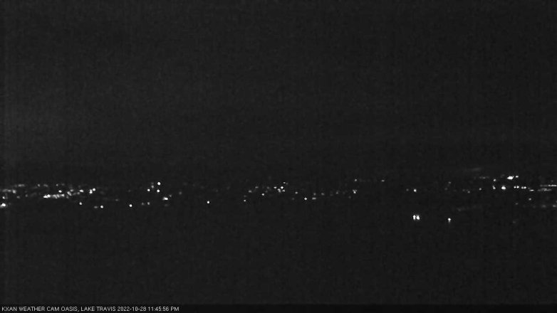 Lake Travis webcam, October 28, 2022 11:45 PM CT