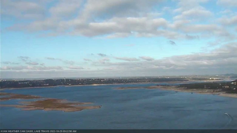 Lake Travis webcam, October 29, 2022 9:25 AM CT