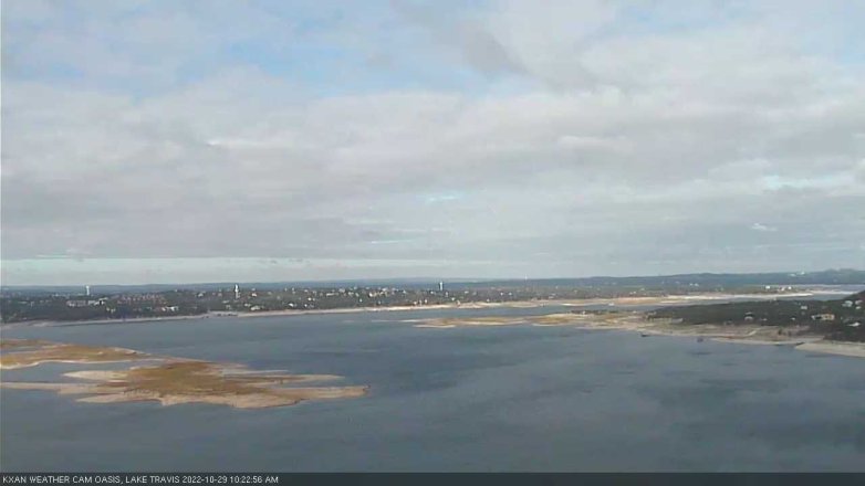 Lake Travis webcam, October 29, 2022 10:25 AM CT