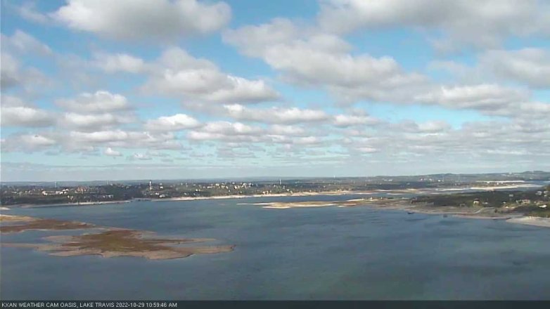 Lake Travis webcam, October 29, 2022 11:00 AM CT