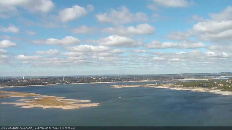 Lake Travis webcam, October 29, 2022 11:25 AM CT