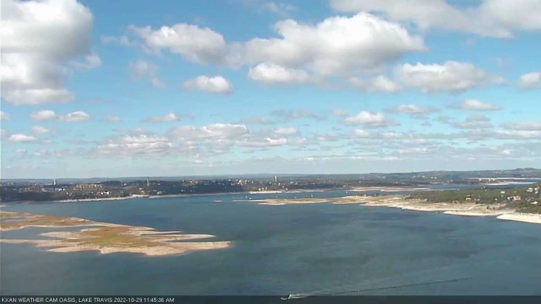 Lake Travis webcam, October 29, 2022 11:45 AM CT