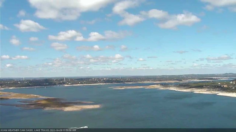 Lake Travis webcam, October 29, 2022 12:00 PM CT