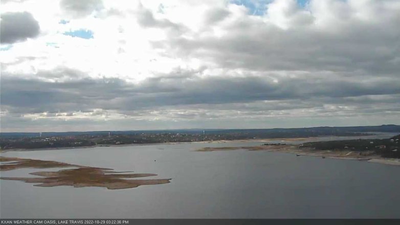 Lake Travis webcam, October 29, 2022 3:25 PM CT