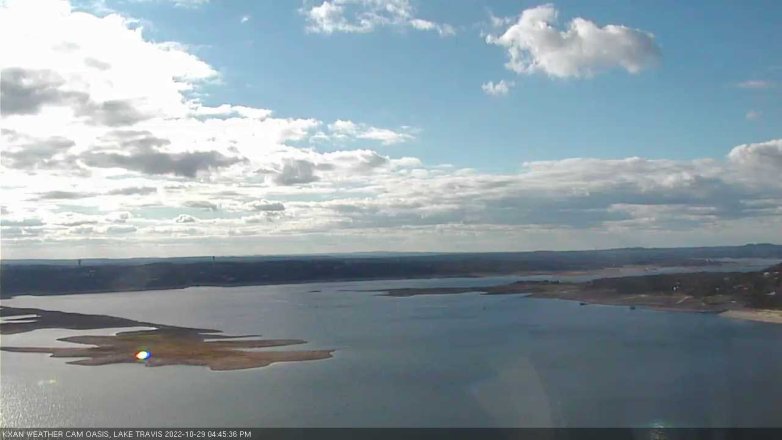 Lake Travis webcam, October 29, 2022 4:45 PM CT